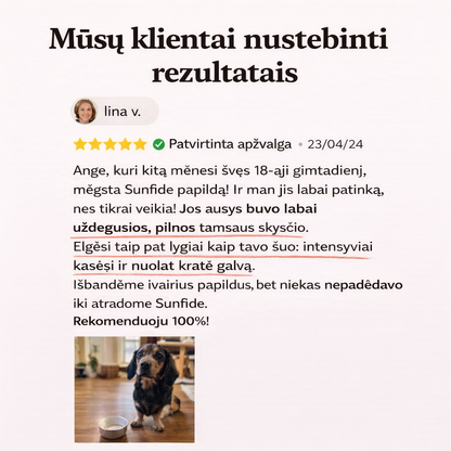 Sunfide - Papildas nuo niežėjimo