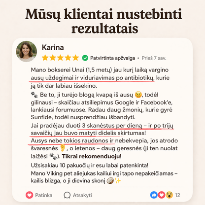 Sunfide - Papildas nuo niežėjimo